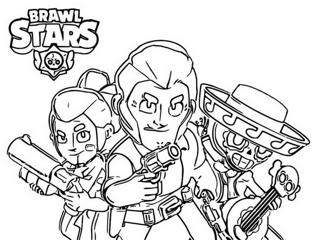 Brawl Stars kolorowanki